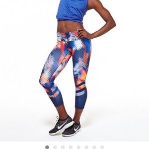 Athleta Lava Sonar Capri Leggings